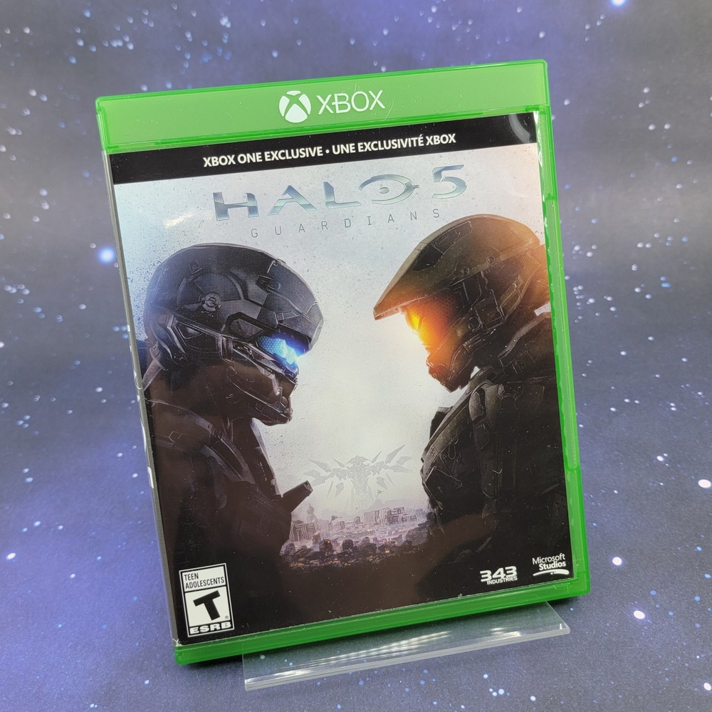 Halo 5 Guardians Xbox One Microsoft 343 Industries FPS Sci-Fi Video Game Disc